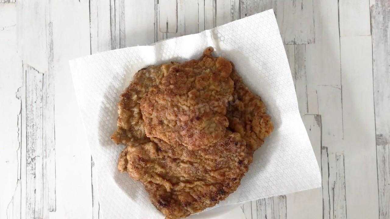 Венский шницель - австрийская мясная классика - пошаговый рецепт приготовления с фото