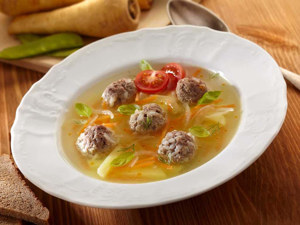 Суп с фрикадельками и вермишелью – кулинарный рецепт