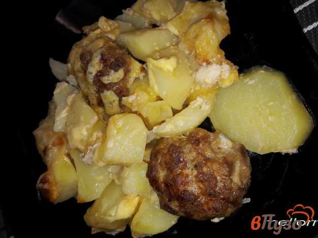 Тефтели с картофелем в овощном соусе рецепт с фото пошагово и видео