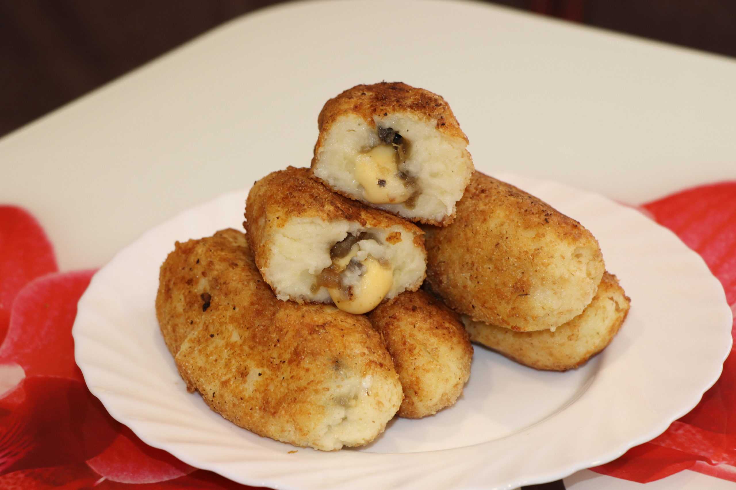 Картофельные котлеты с грибами: рецепт с фото пошагово