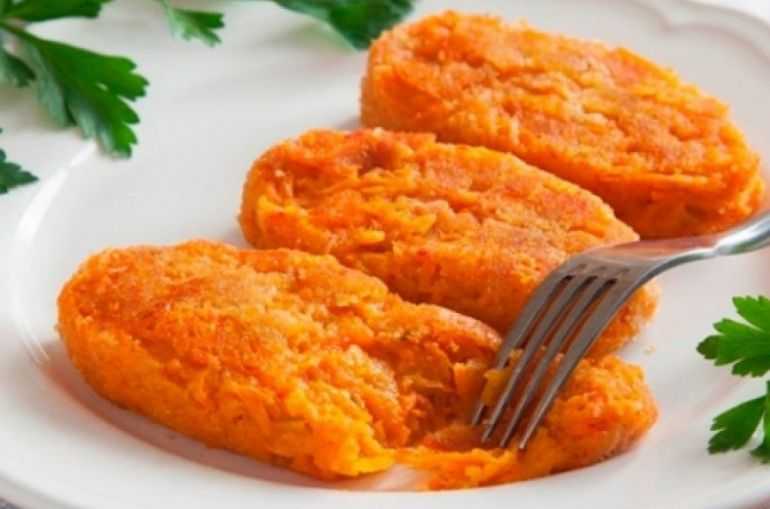 Котлеты морковные с манкой овощные и постные рецепт с фото пошагово