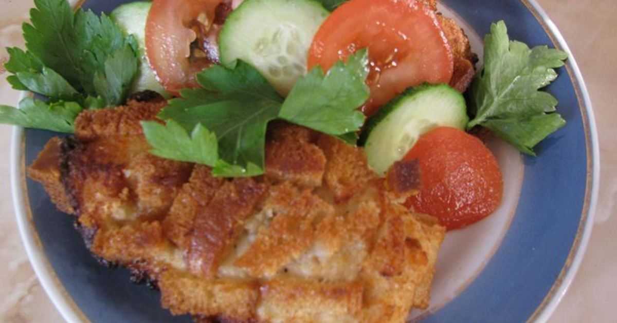Куриный шницель в духовке рецепт с фото пошагово