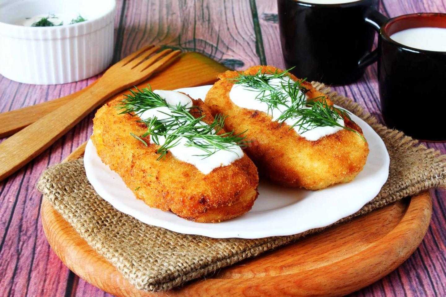 Картофельные котлеты с фаршем, сыром рецепт с фото пошагово
