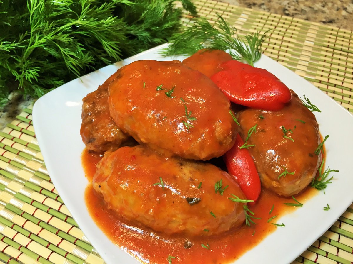 Куриные котлетки в сливочном соусе – кулинарный рецепт