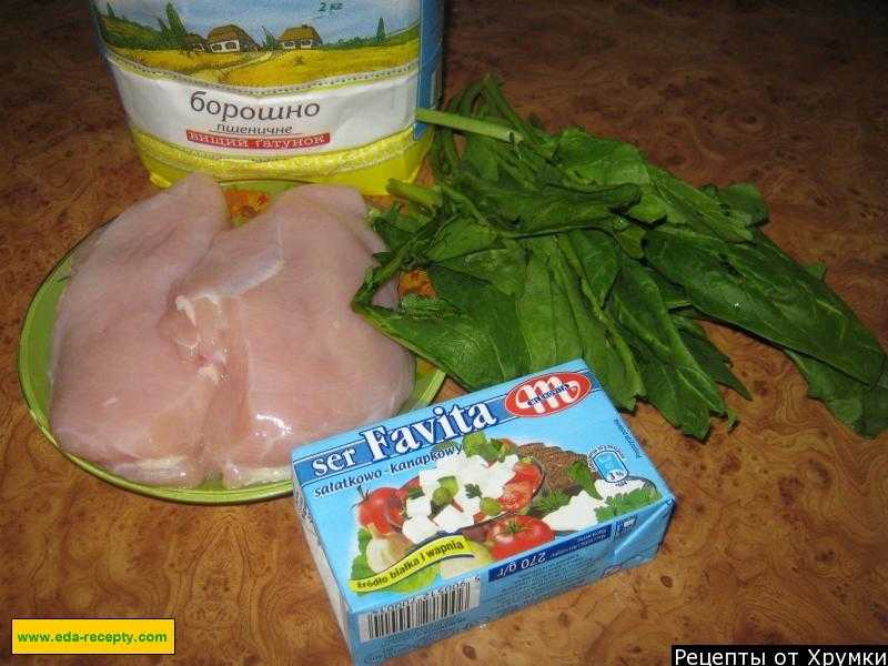 Куриные котлеты с творогом и шпинатом – кулинарный рецепт