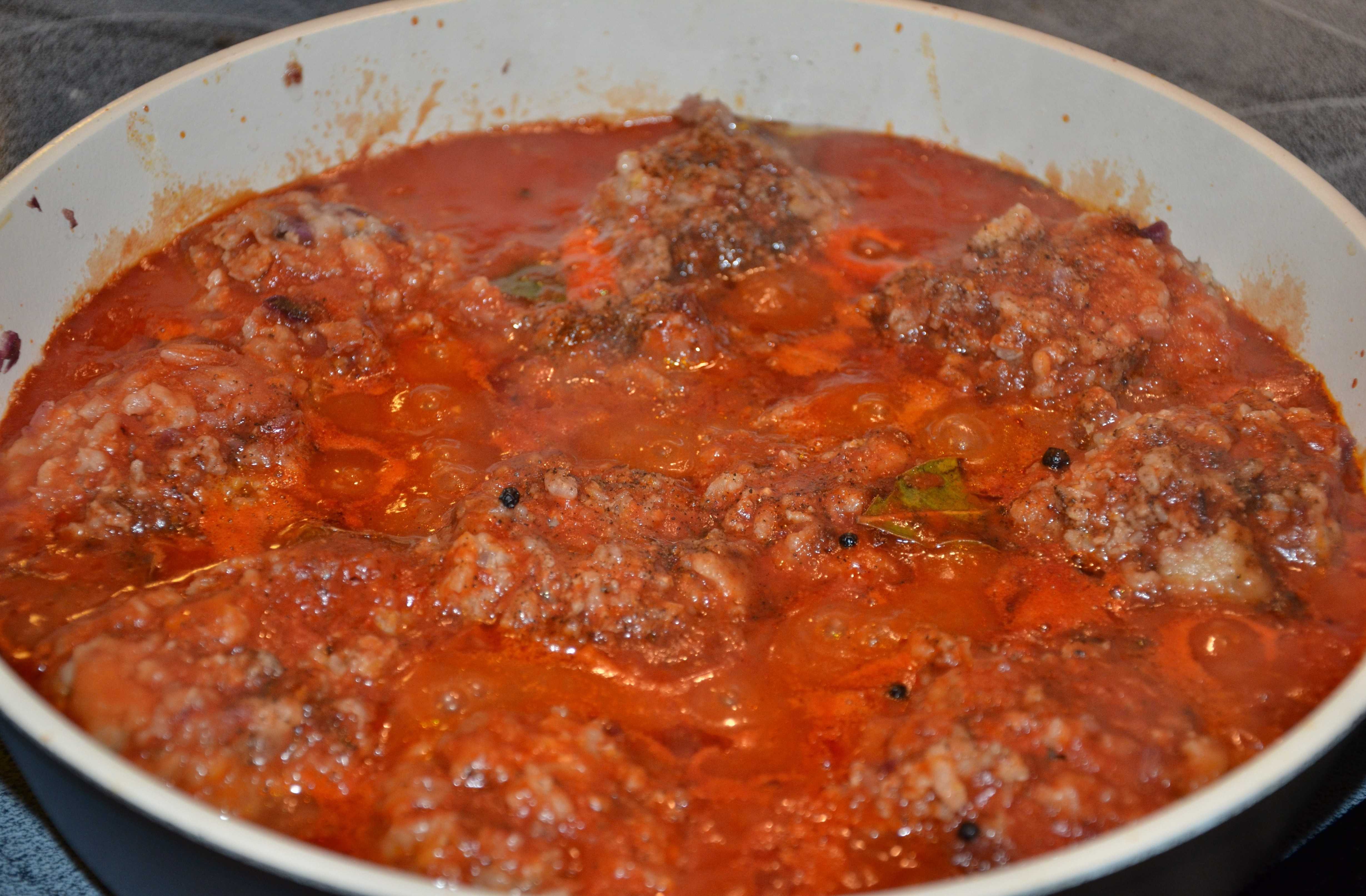Мясные тефтели в томатном соусе - 16 пошаговых фото в рецепте