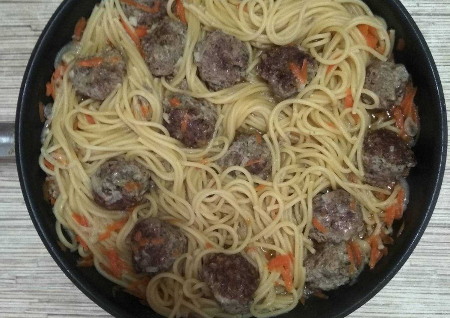 Спагетти с тефтелями – 2 рецепта для сытного ужина