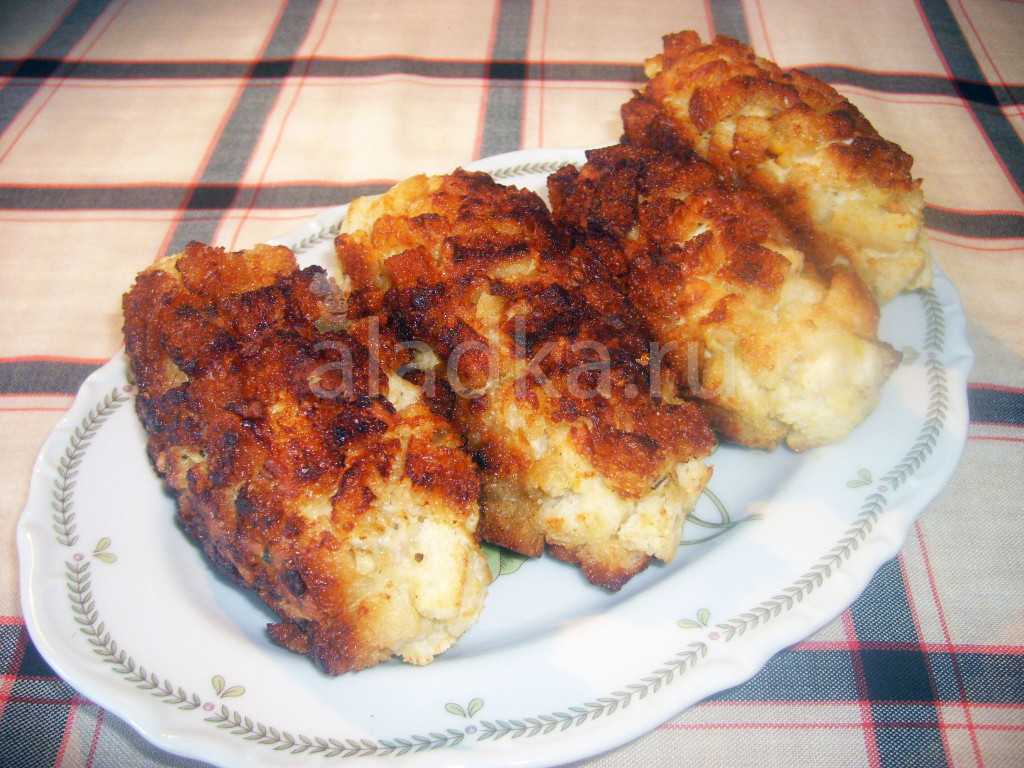 Куриные котлеты с сыром папараць кветка рецепт с фото пошагово