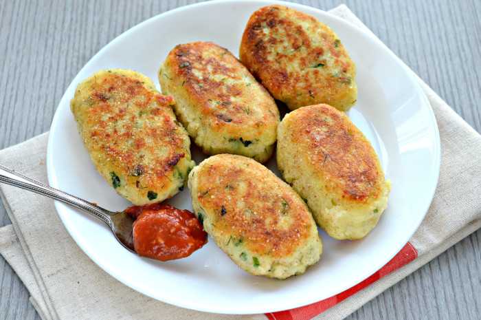 Картофельные биточки с сыром и ветчиной - кулинарный рецепт с пошаговыми инструкциями | foodini