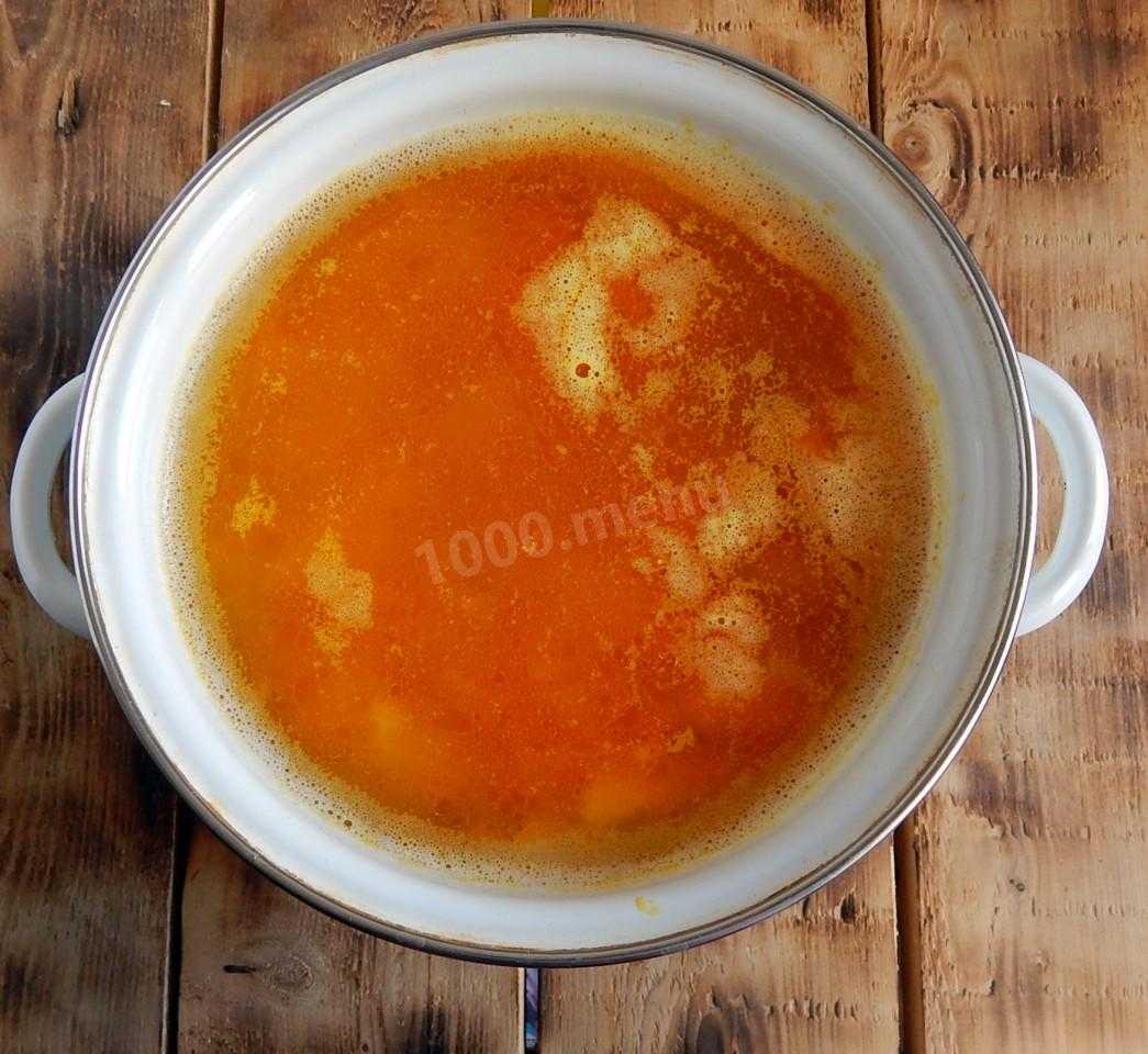 Суп с рыбными тефтелями